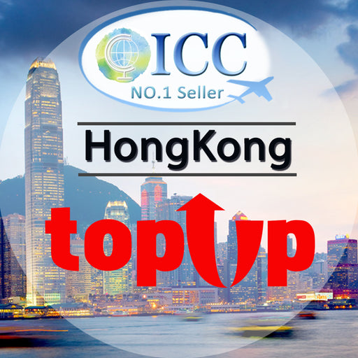 ICC-Top Up- HongKong 1- 30 Days Unlimited Data